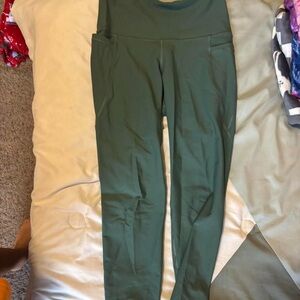 Old Navy Olive Green High-Rise Leggings